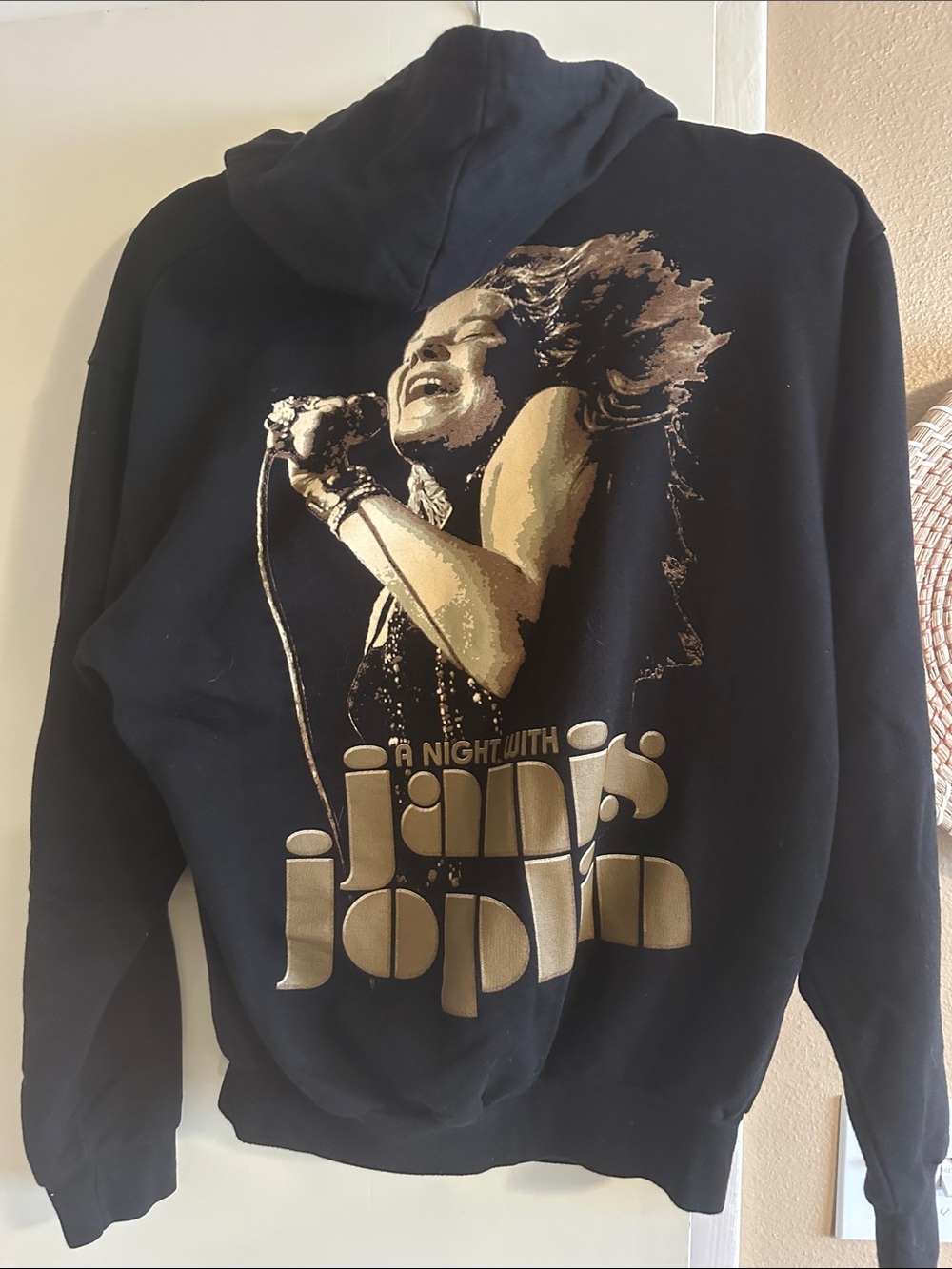 Janis Joplin zip up hoodie